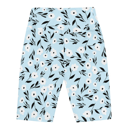 Botanic Blue Cyclers Biker Shorts