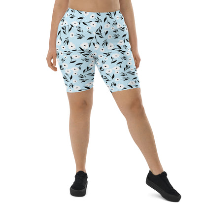 Botanic Blue Cyclers Biker Shorts