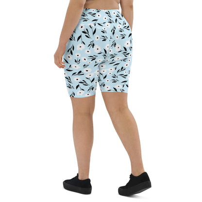 Botanic Blue Cyclers Biker Shorts