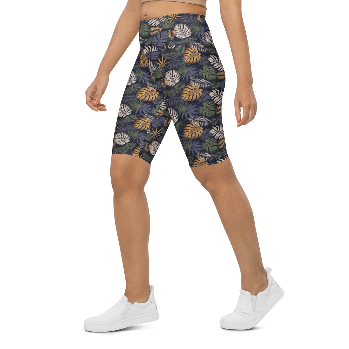 Leaf Tale Biker Shorts