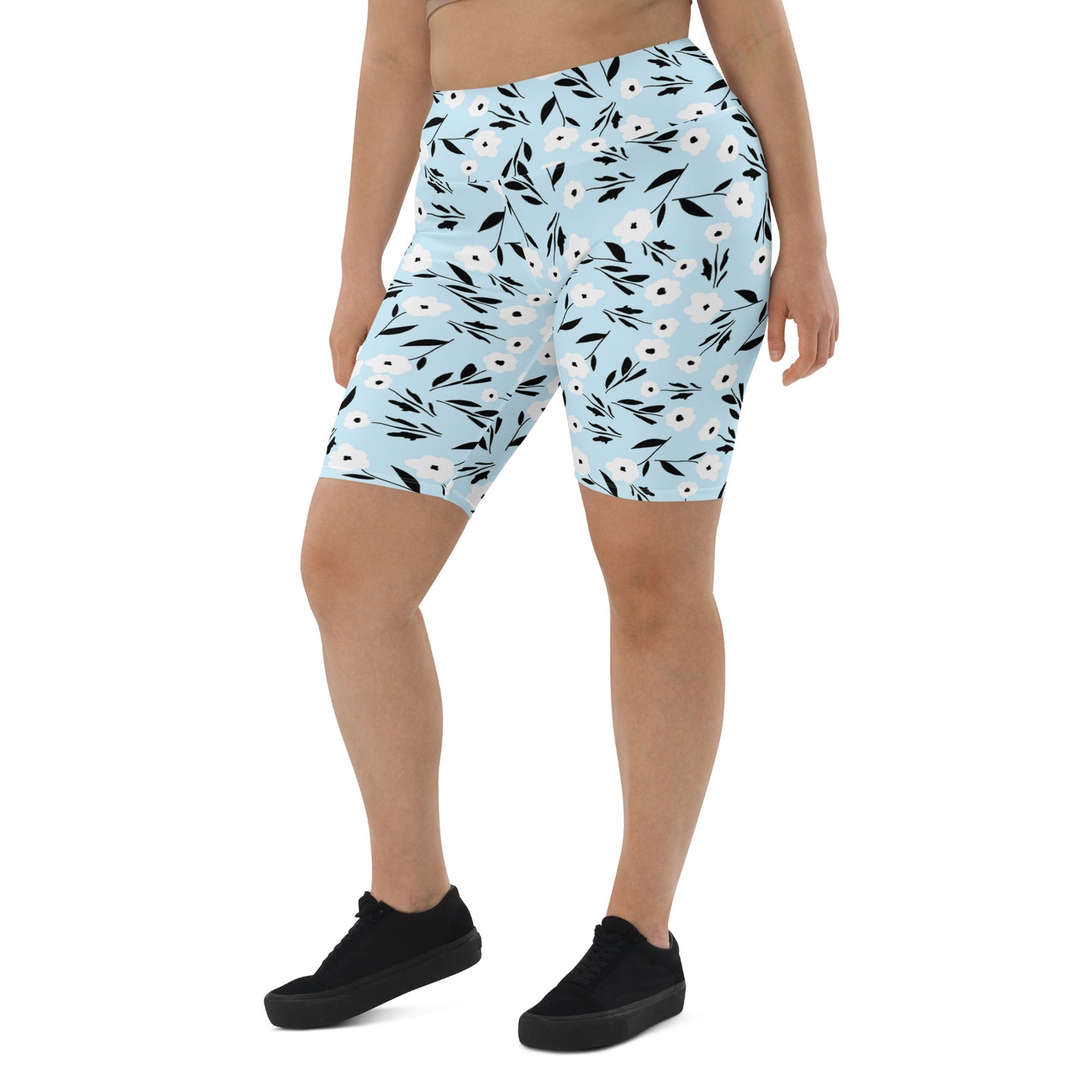 Botanic Blue Cyclers Biker Shorts