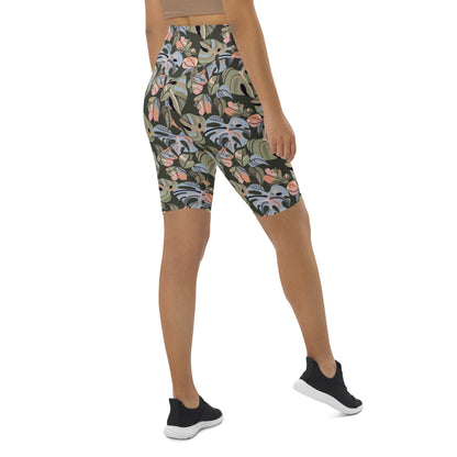 Urban Elegance High-Waisted Biker Shorts