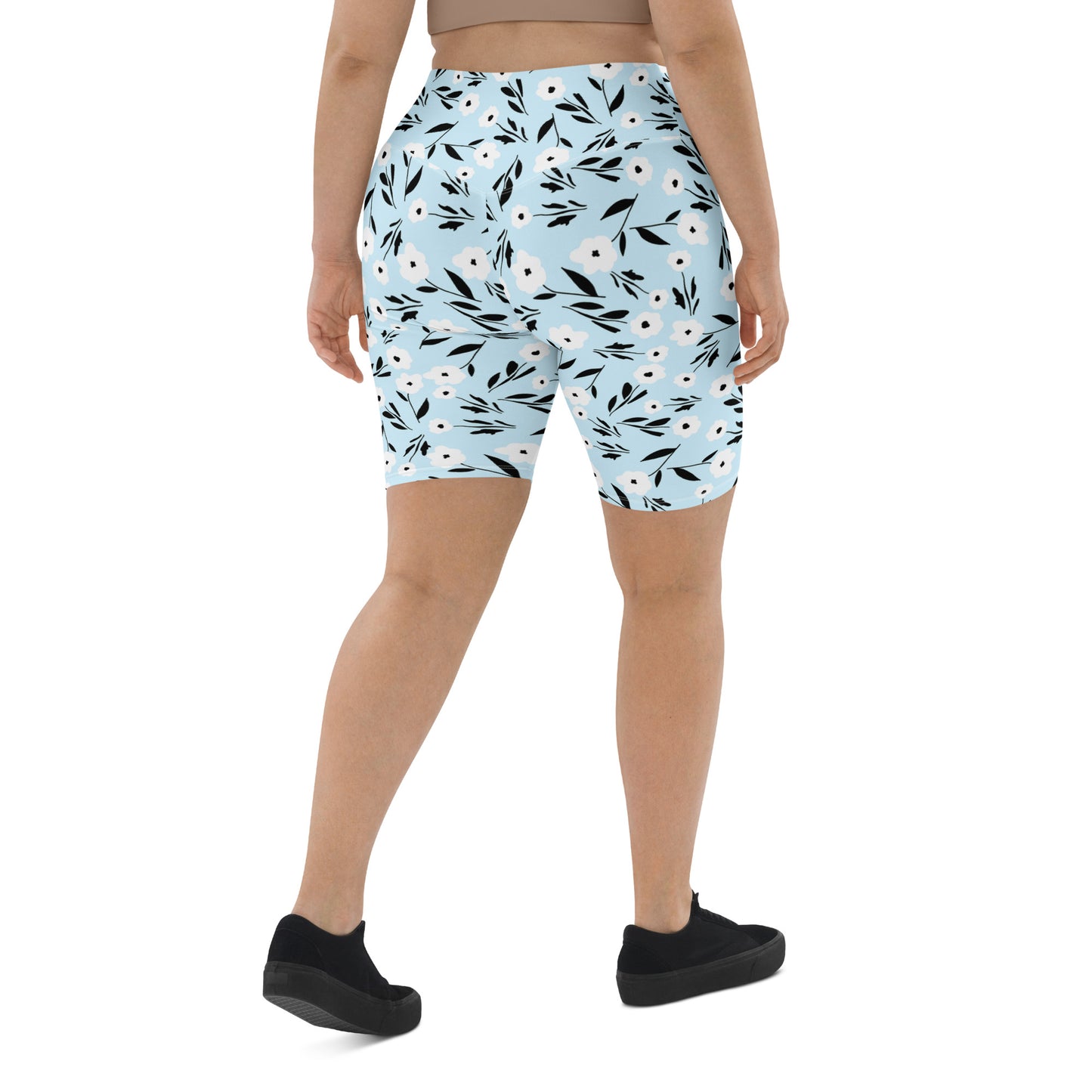 Botanic Blue Cyclers Biker Shorts