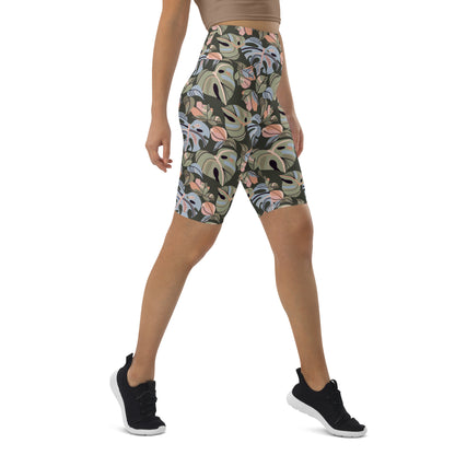 Urban Elegance High-Waisted Biker Shorts