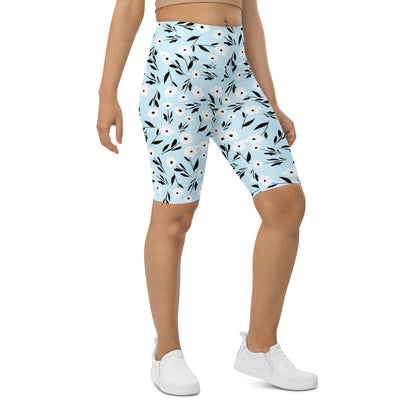 Botanic Blue Cyclers Biker Shorts