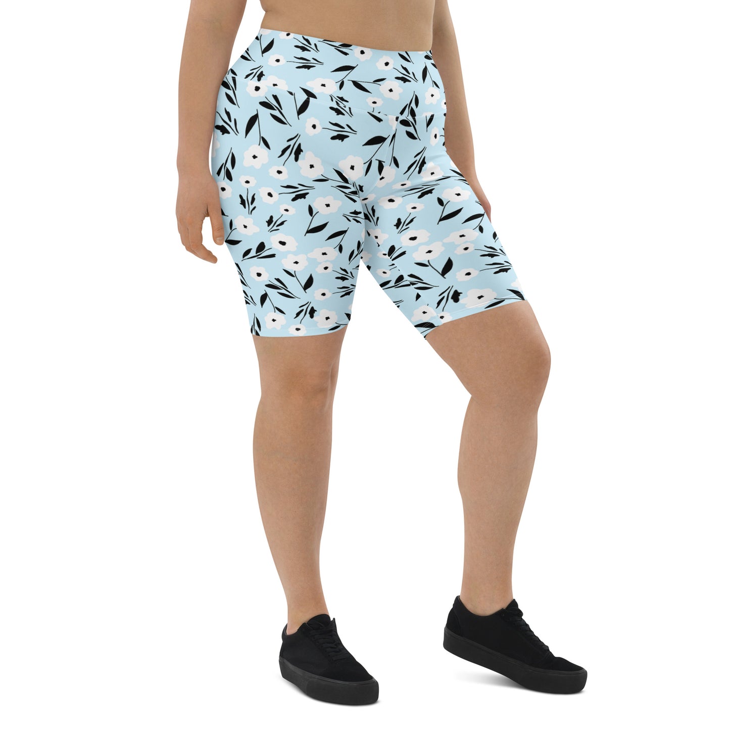 Botanic Blue Cyclers Biker Shorts