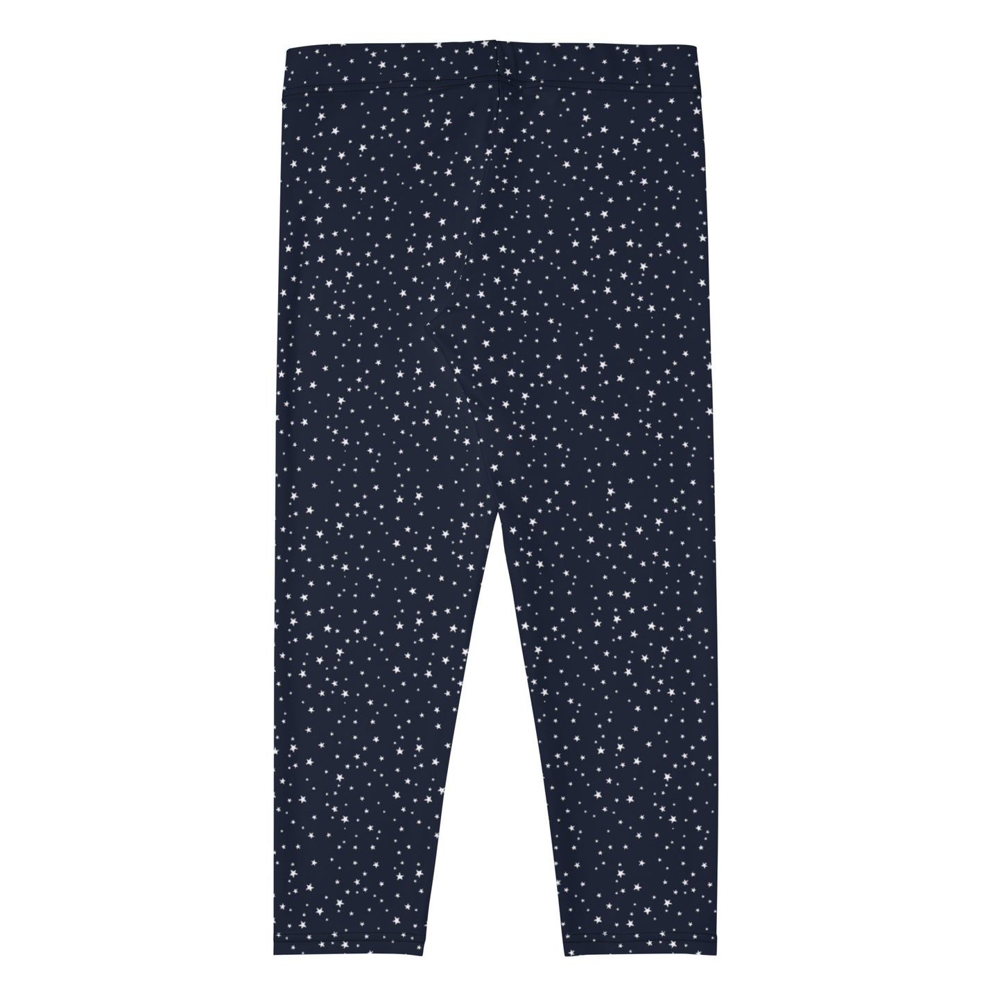 Nautical Dots Mid-Rise Capri Leggings