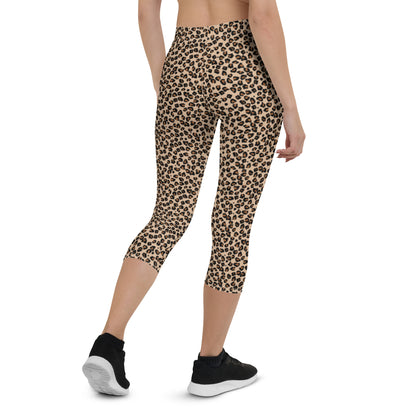 Safari Blush Mid-Rise Capri Leggings