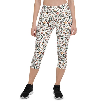 Starlight Serenade Mid-Rise Capri Leggings