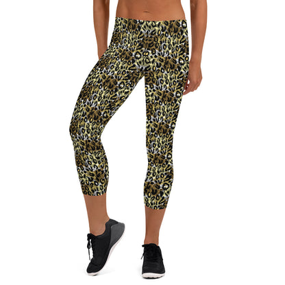 Wild Streak Mid-Rise Capri Leggings