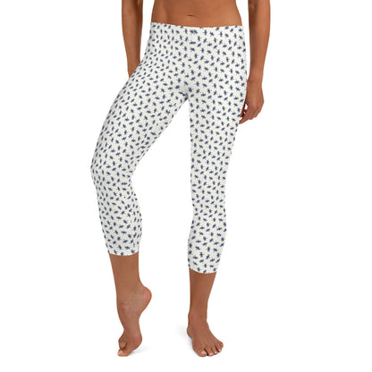 Bug Safari Mid-Rise Capri Leggings