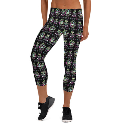 Cosmic Charm Mid-Rise Capri Leggings