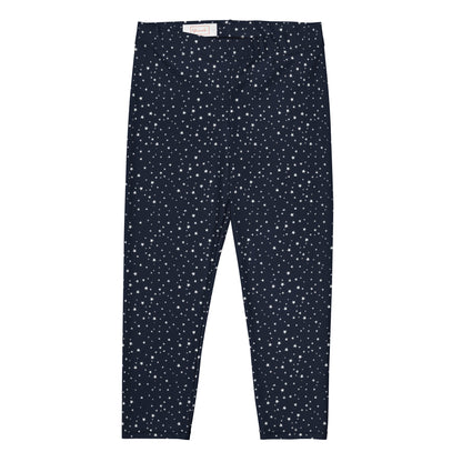 Nautical Dots Mid-Rise Capri Leggings