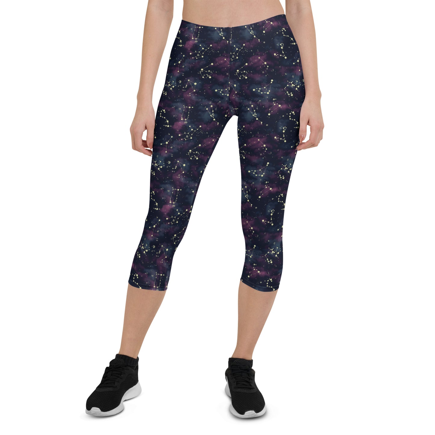 Midnight Hue Mid-Rise Capri Leggings