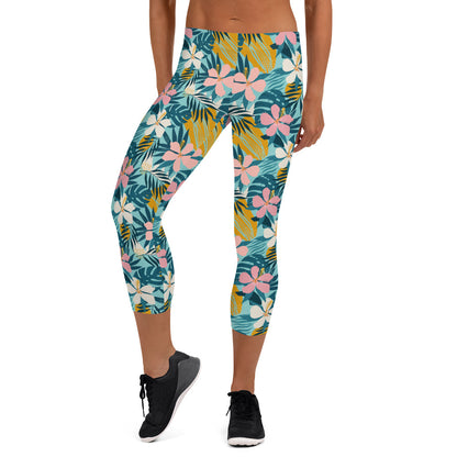 Petal Soft Mid-Rise Capri Leggings