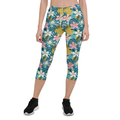 Petal Soft Mid-Rise Capri Leggings