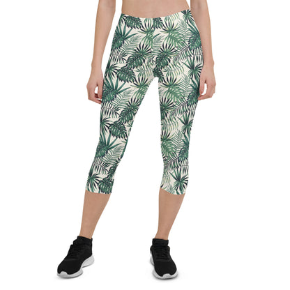 Evergreen Essence Mid-Rise Capri Leggings