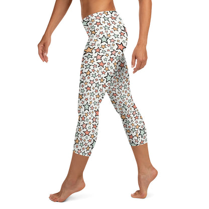 Starlight Serenade Mid-Rise Capri Leggings