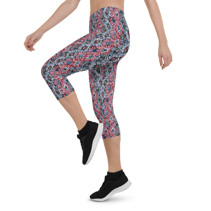 Palette Pop Mid-Rise Capri Leggings