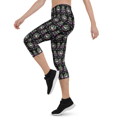 Cosmic Charm Mid-Rise Capri Leggings