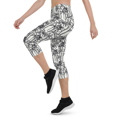 Bamboo Harmony Mid-Rise Capri Leggings