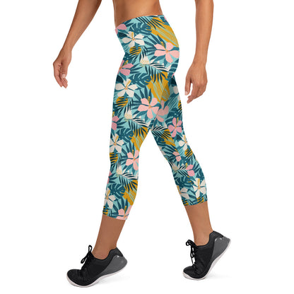 Petal Soft Mid-Rise Capri Leggings