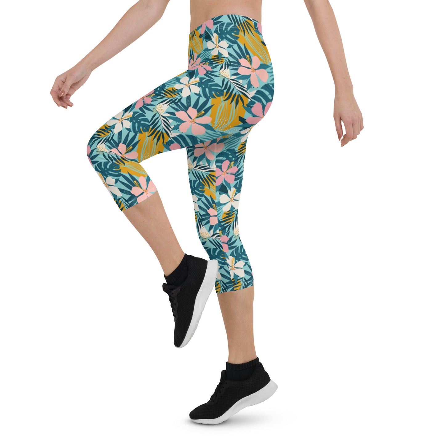 Petal Soft Mid-Rise Capri Leggings