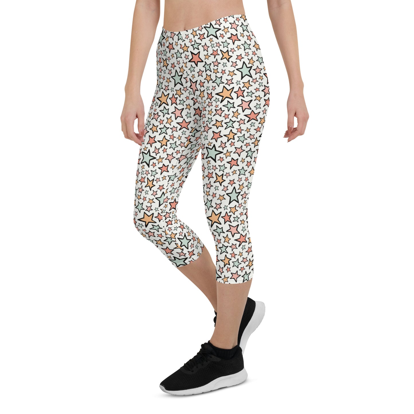 Starlight Serenade Mid-Rise Capri Leggings