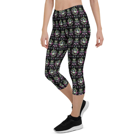 Cosmic Charm Mid-Rise Capri Leggings