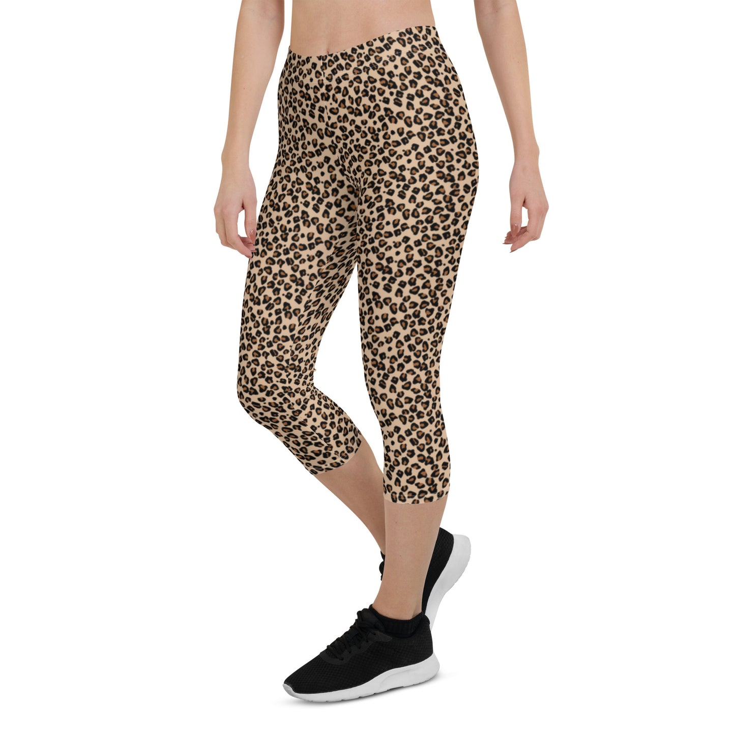 Safari Blush Mid-Rise Capri Leggings