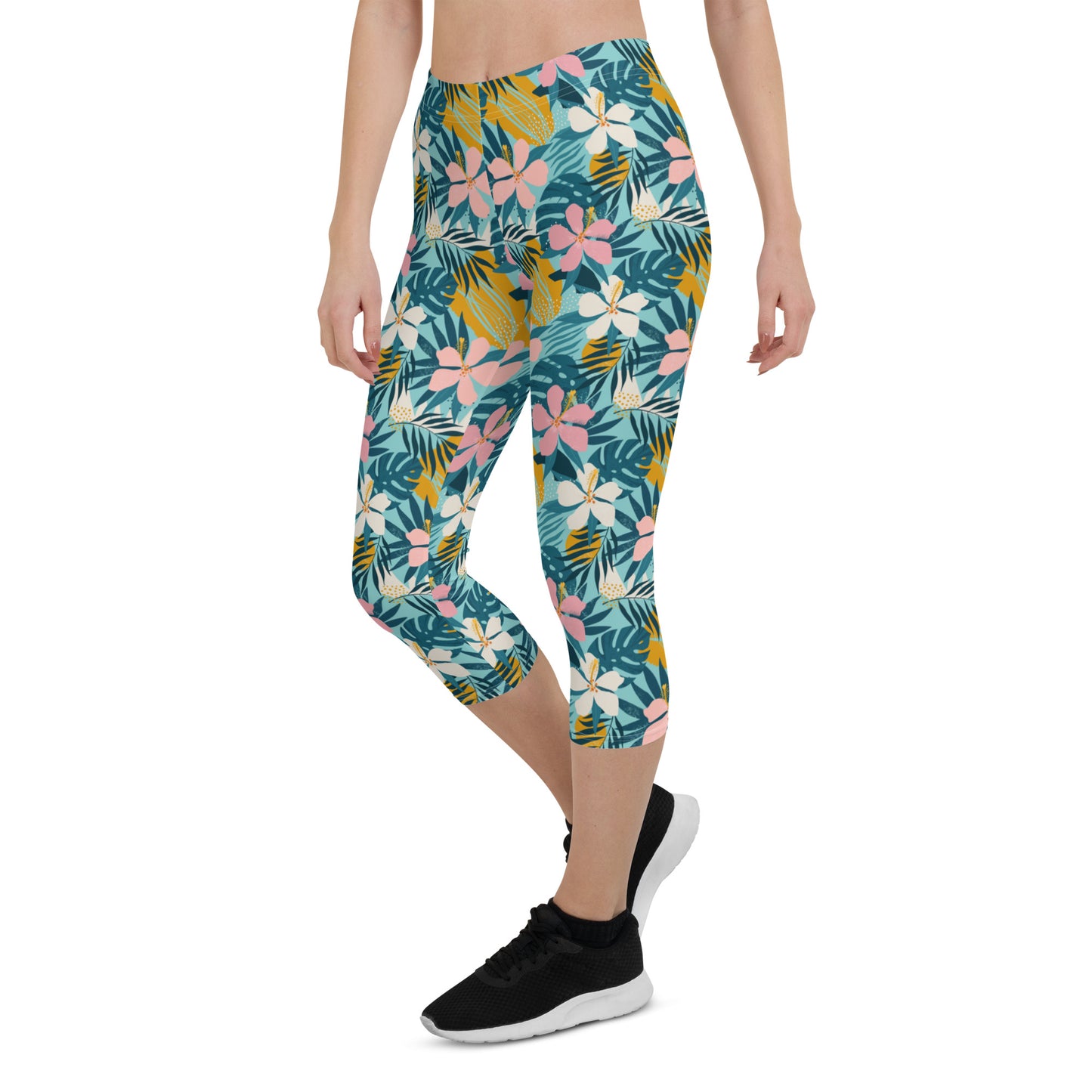 Petal Soft Mid-Rise Capri Leggings