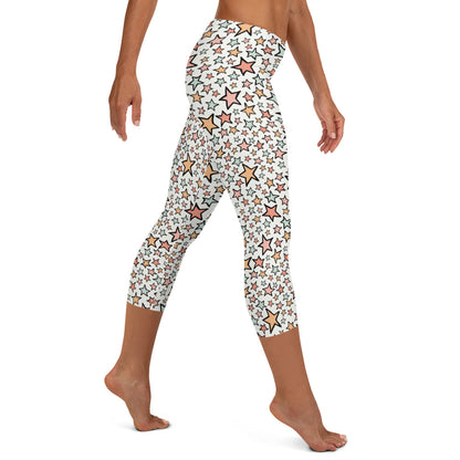 Starlight Serenade Mid-Rise Capri Leggings