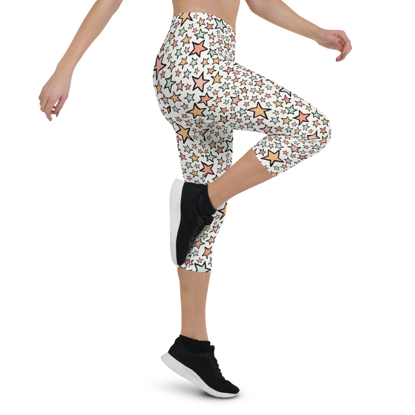 Starlight Serenade Mid-Rise Capri Leggings