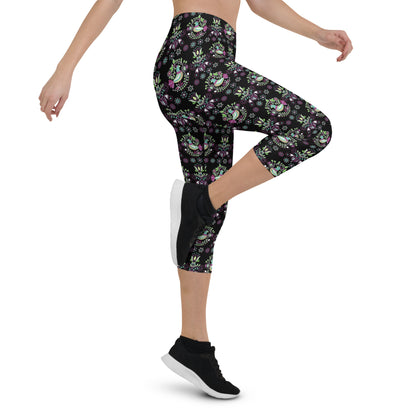 Cosmic Charm Mid-Rise Capri Leggings