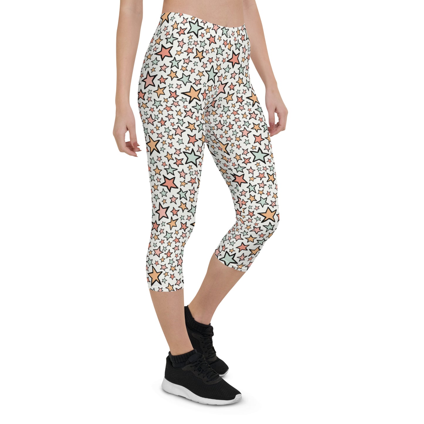 Starlight Serenade Mid-Rise Capri Leggings