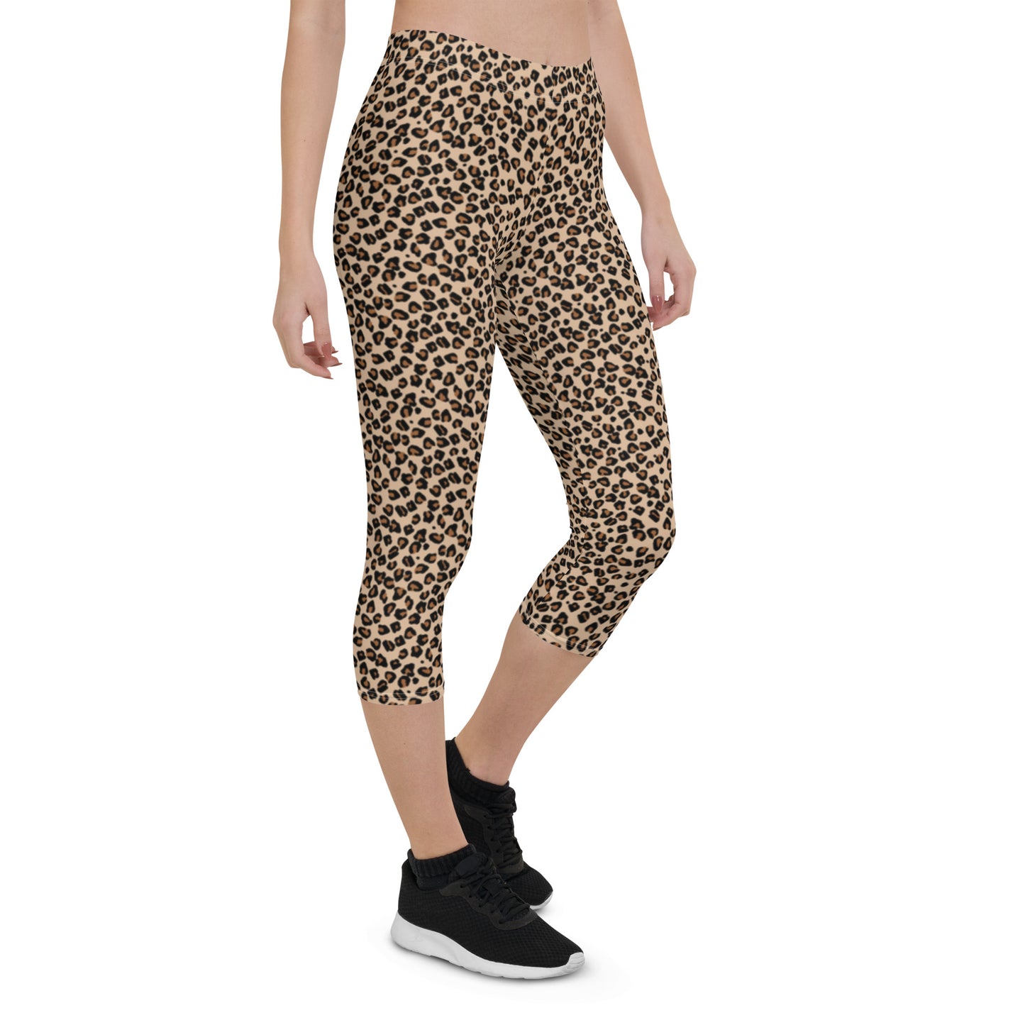 Safari Blush Mid-Rise Capri Leggings