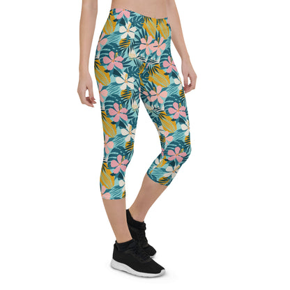 Petal Soft Mid-Rise Capri Leggings