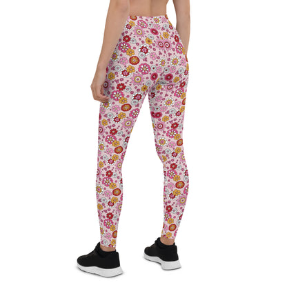 Flora Fantasia Activewear Mid-Rise Leggings