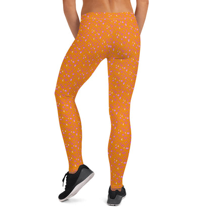 Golden Leopard Lounge Mid-Rise Leggings