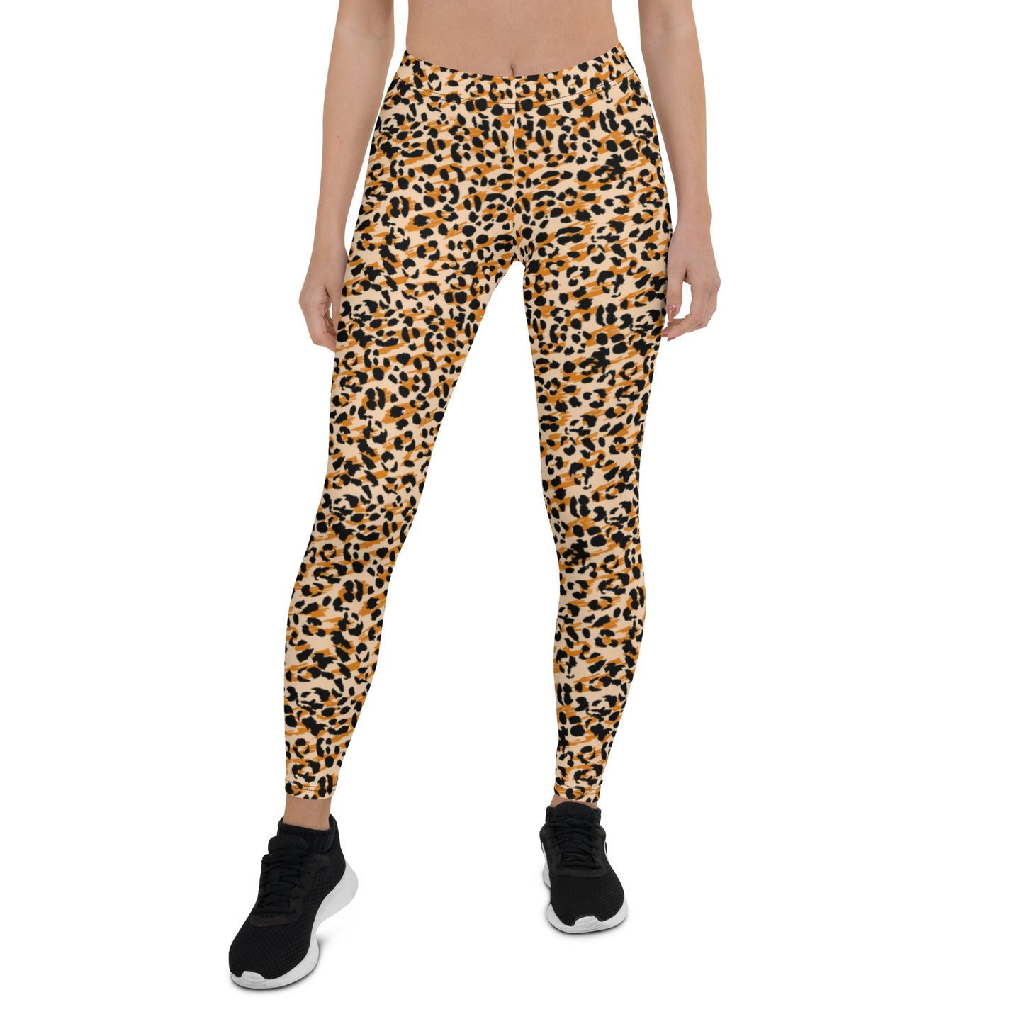 Leopard Luxe Activewear Mid-Rise Leggings