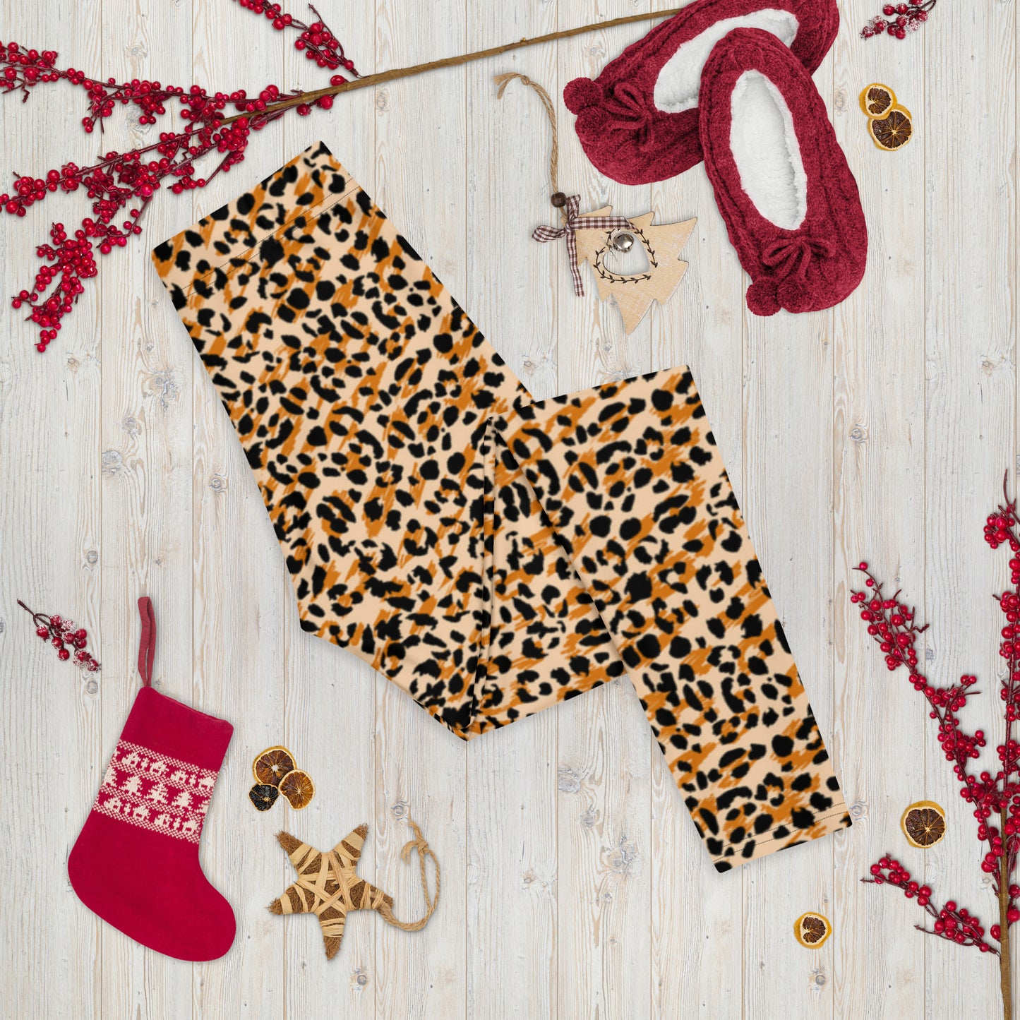 Leopard Luxe Activewear Mid-Rise Leggings