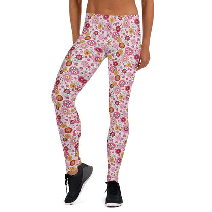 Flora Fantasia Activewear Mid-Rise Leggings