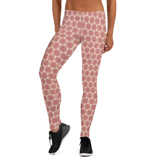 Scarlet Flora Fit Mid-Rise Leggings