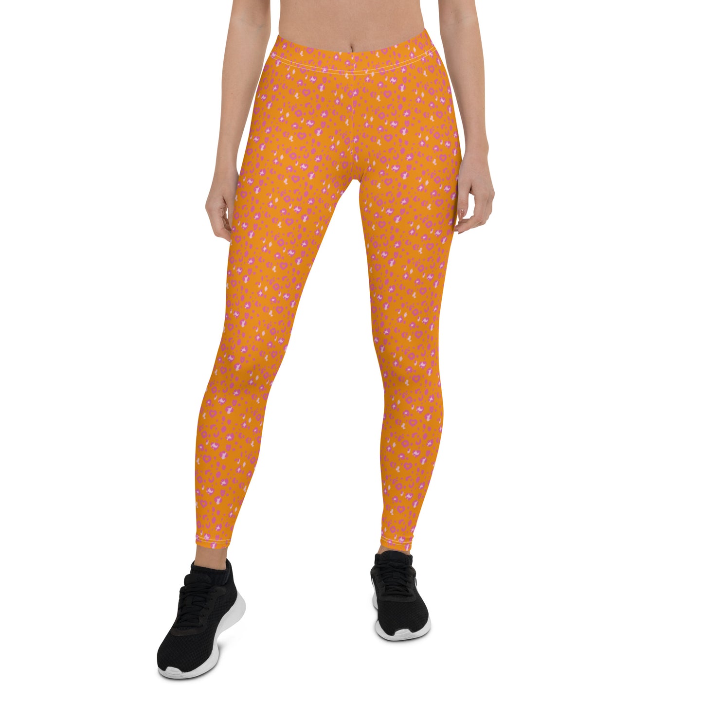 Golden Leopard Lounge Mid-Rise Leggings