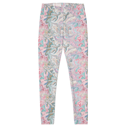 Pastel Prism Activewear Mid-Rise Leggings