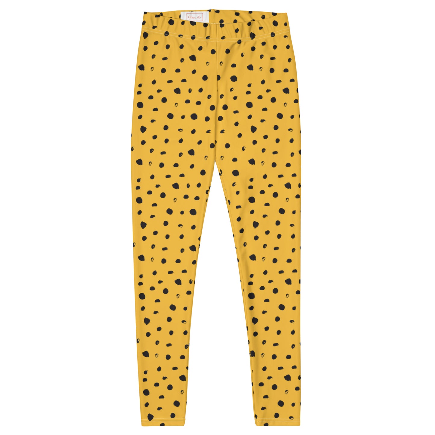 Golden Dots Mid-Rise Leggings