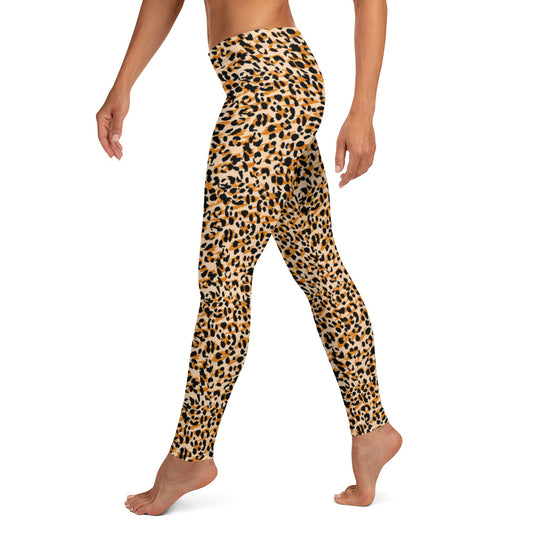 Leopard Luxe Activewear Mid-Rise Leggings