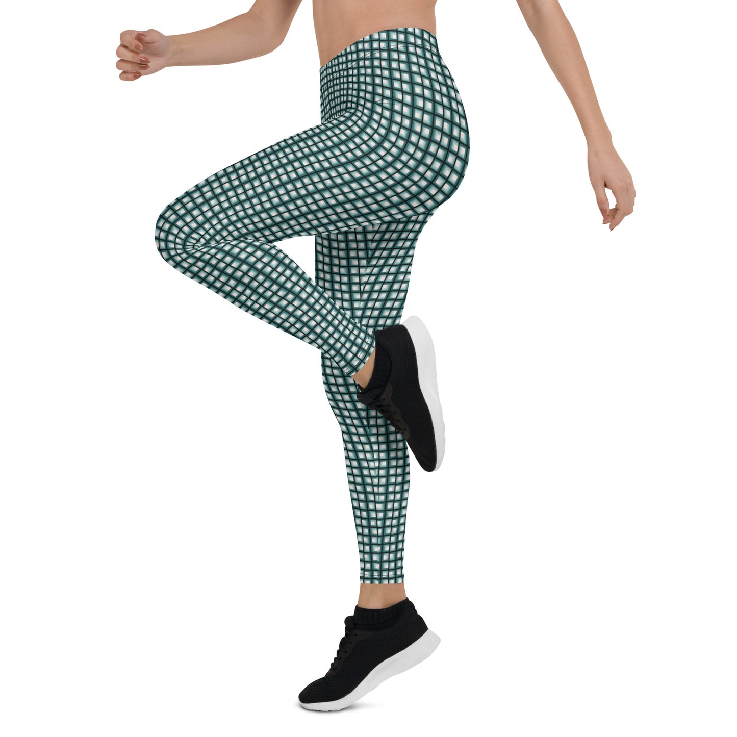 Linear Luxe Activewear Mid-Rise Leggings