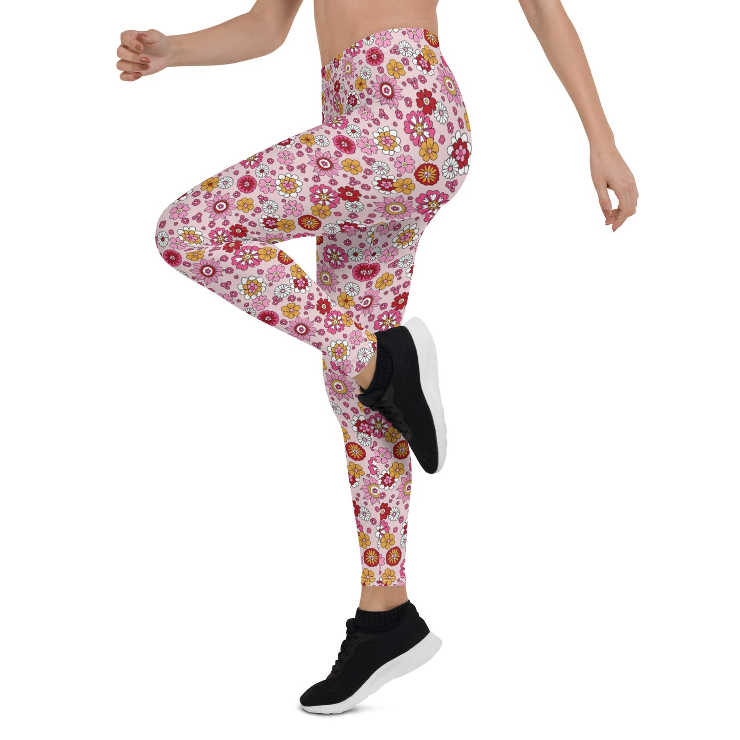 Flora Fantasia Activewear Mid-Rise Leggings