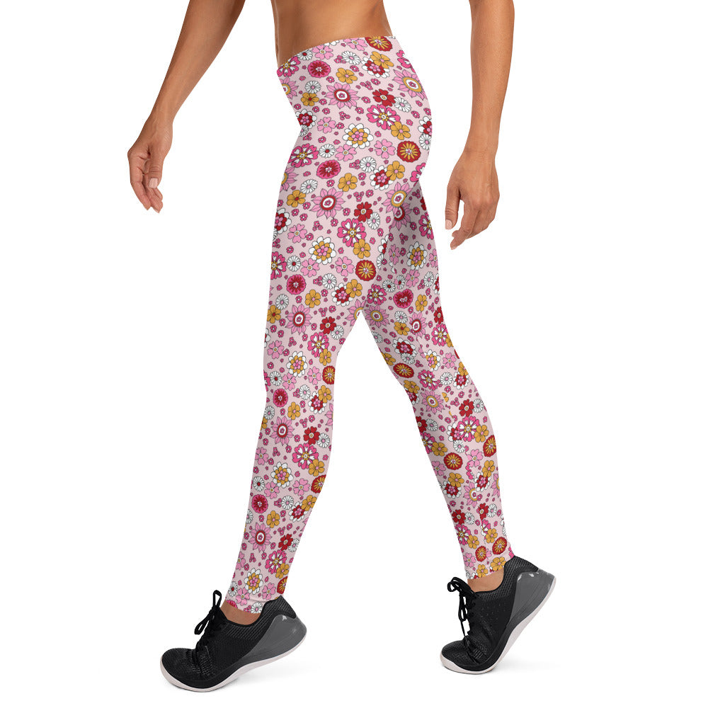 Flora Fantasia Activewear Mid-Rise Leggings